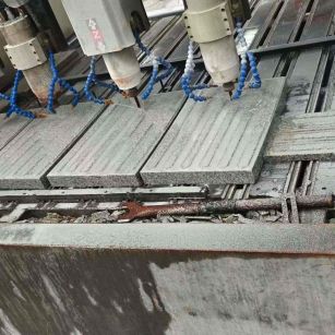 中山 芝麻白花岗岩荔枝面盲道雕刻