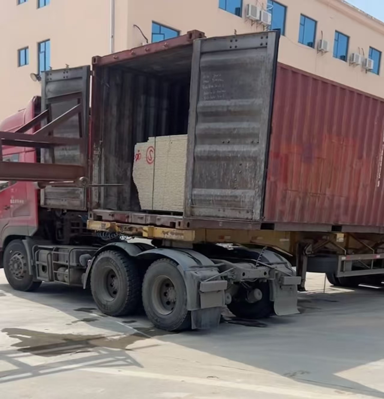 中山 黄金麻荔枝面毛板