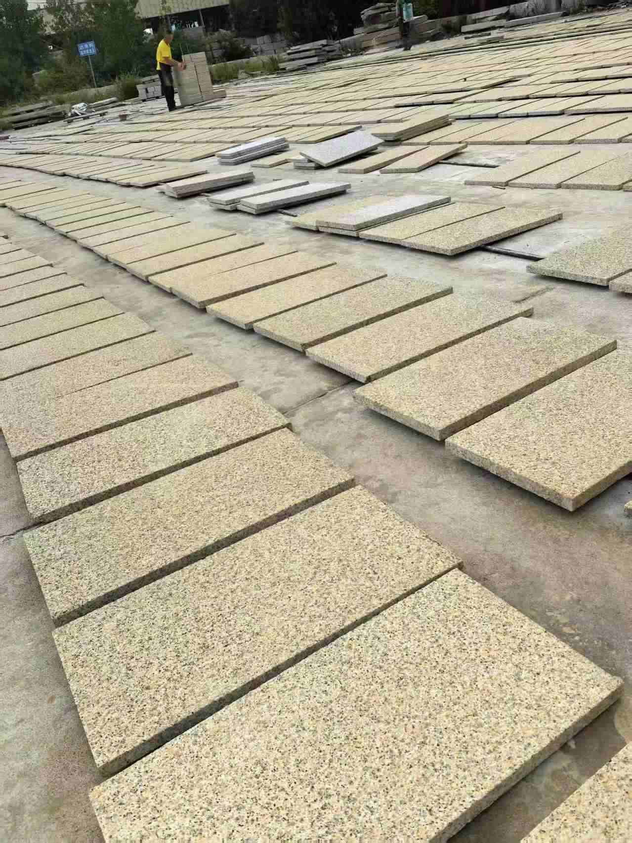 中山 黄金麻荔枝地铺石面排板