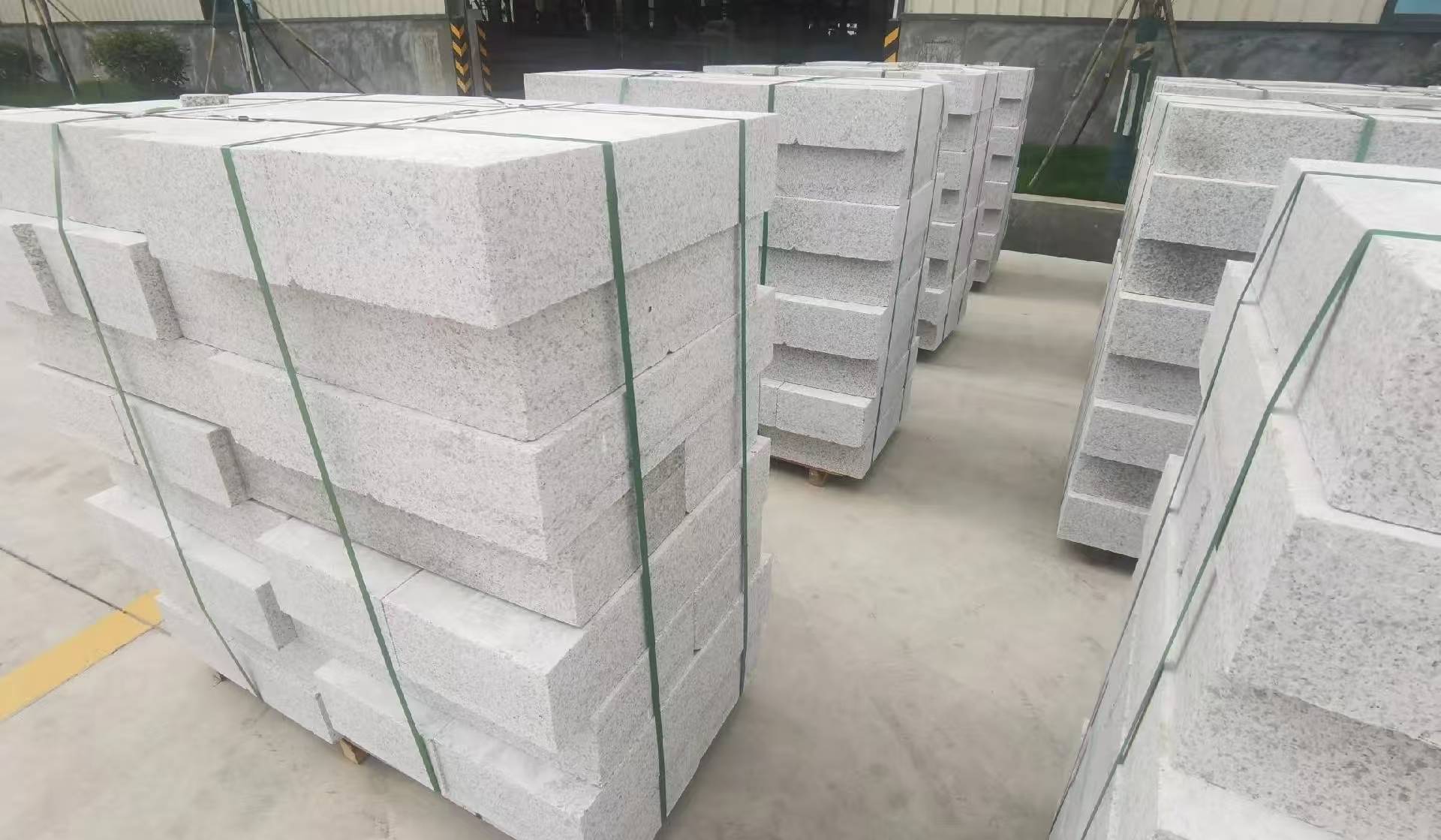 中山 白麻花岗岩路沿石，立缘石，平缘石，路牙石，道牙石，马路牙子等